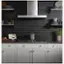 Alt View 14. GE - 36" Convertible Range Hood - Stainless steel.