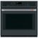 Front Zoom. Café - 30" Built-In Single Electric Convection Wall Oven - Matte black.