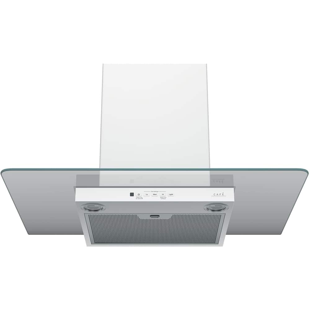 Alt View 11. Café - 30" Convertible Range Hood - Matte White.