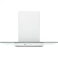 Café - 30 inches - Externally Vented & Recirculating - Wall Range Hood - Matte White - Front_Zoom