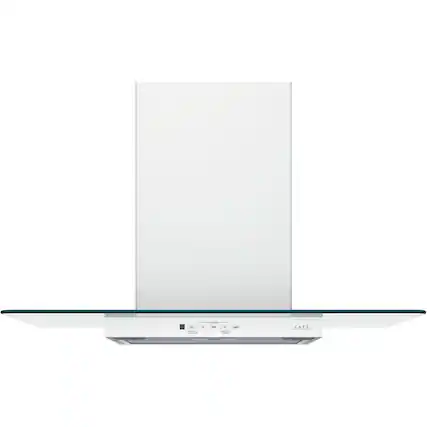 Front. Café - 30" Convertible Range Hood - Matte White.