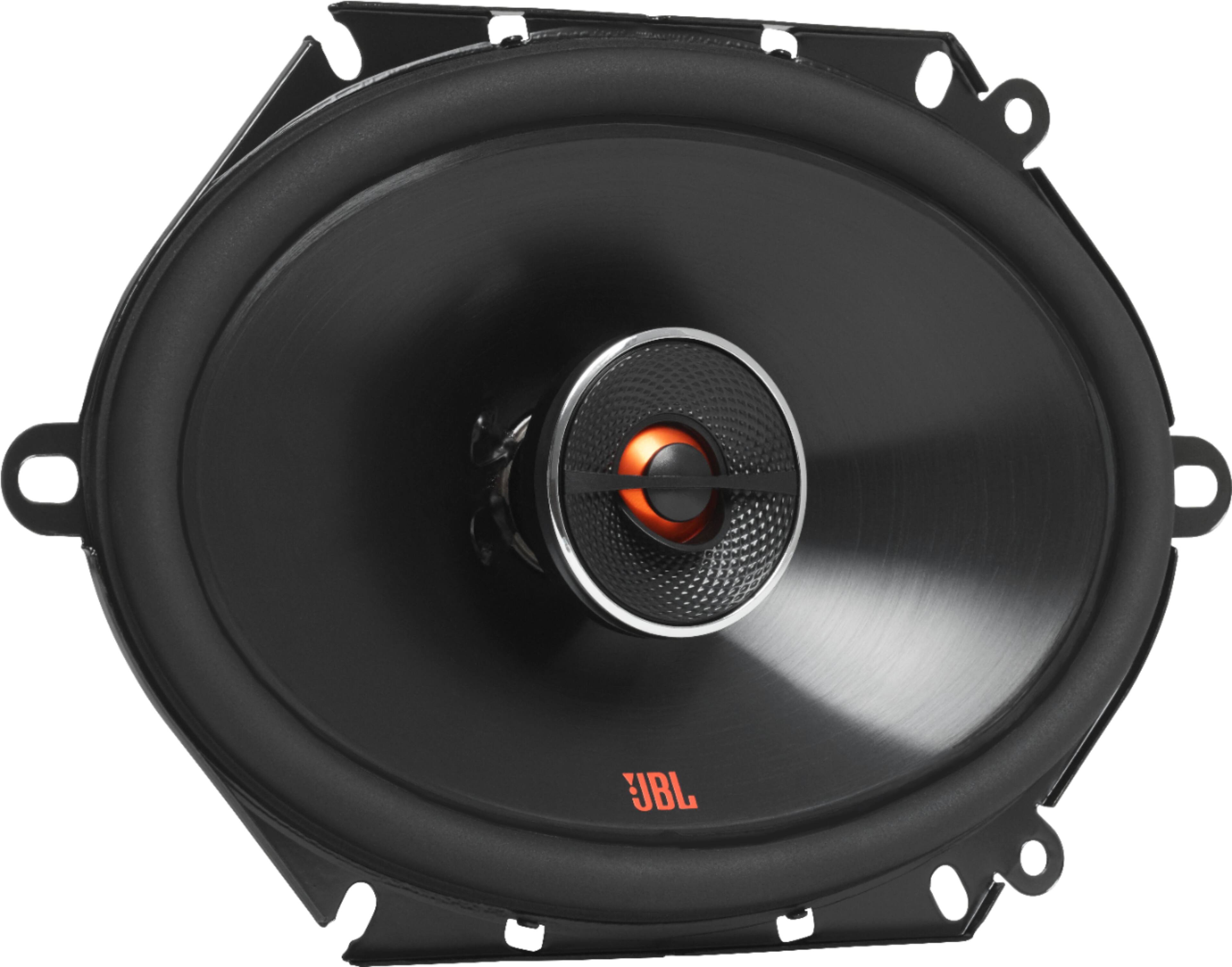 Angle. JBL - GX Series 6" x 8" / 5" x 7" 2-Way Coaxial Car Loudspeakers with Polypropylene Cones (Pair) - Black.