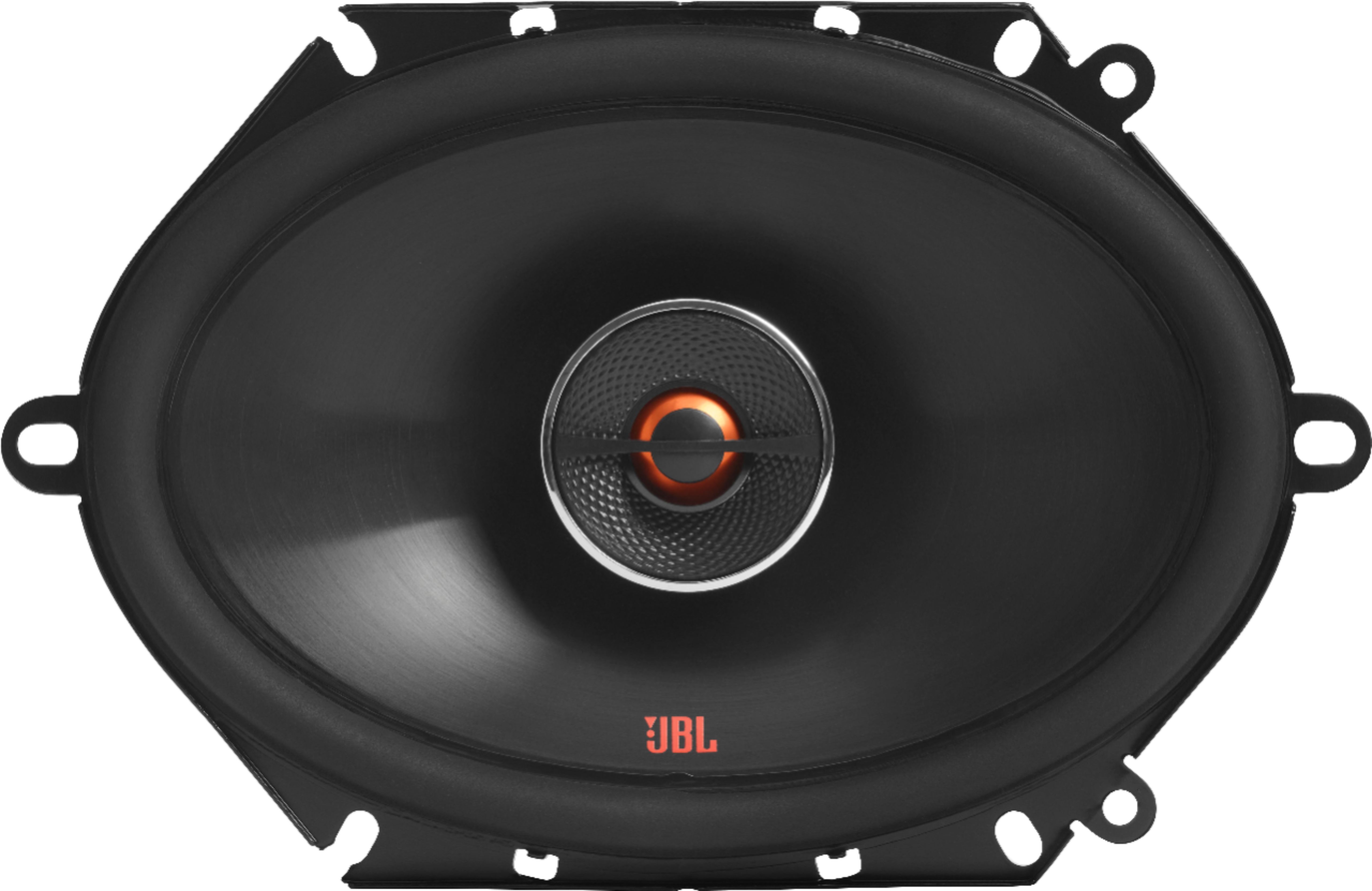 JBL - GX Series 6" x 8" / 5" x 7" 2-Way Coaxial Car Loudspeakers with Polypropylene Cones (Pair) - Black