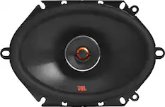Front. JBL - GX Series 6" x 8" / 5" x 7" 2-Way Coaxial Car Loudspeakers with Polypropylene Cones (Pair) - Black.