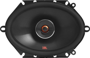 JBL - GX Series 6" x 8" / 5" x 7" 2-Way Coaxial Car Loudspeakers with Polypropylene Cones (Pair) - Black - Front_Zoom