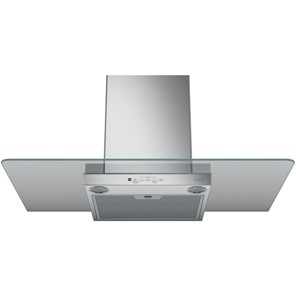 GE 36-in 350-CFM Convertible Stainless Steel Wall-Mounted Range Hood with  Charcoal Filter in the Wall-Mounted Range Hoods department at