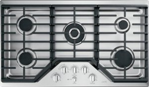 Café - 36" Gas Cooktop - Stainless steel - Front_Zoom
