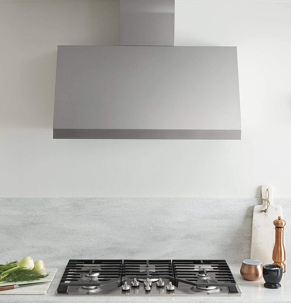 Alt View 14. Café - 36" Gas Cooktop, Customizable - Stainless Steel.