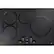 Front. GE Profile - 30" Built-In Electric Induction Cooktop - Black Stainless Steel.