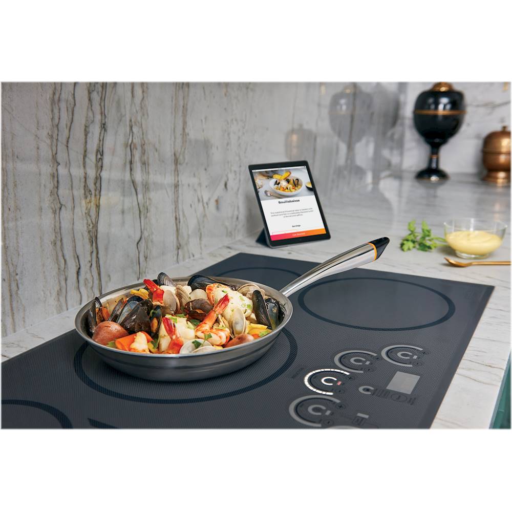 Cafe 36 in. Smart Induction Touch Control Cooktop in Stainless Steel with 5  Elements CHP90362TSS - The Home Depot