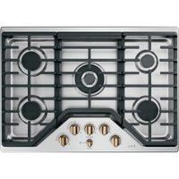 Café - 30" Gas Cooktop - Stainless steel - Front_Zoom
