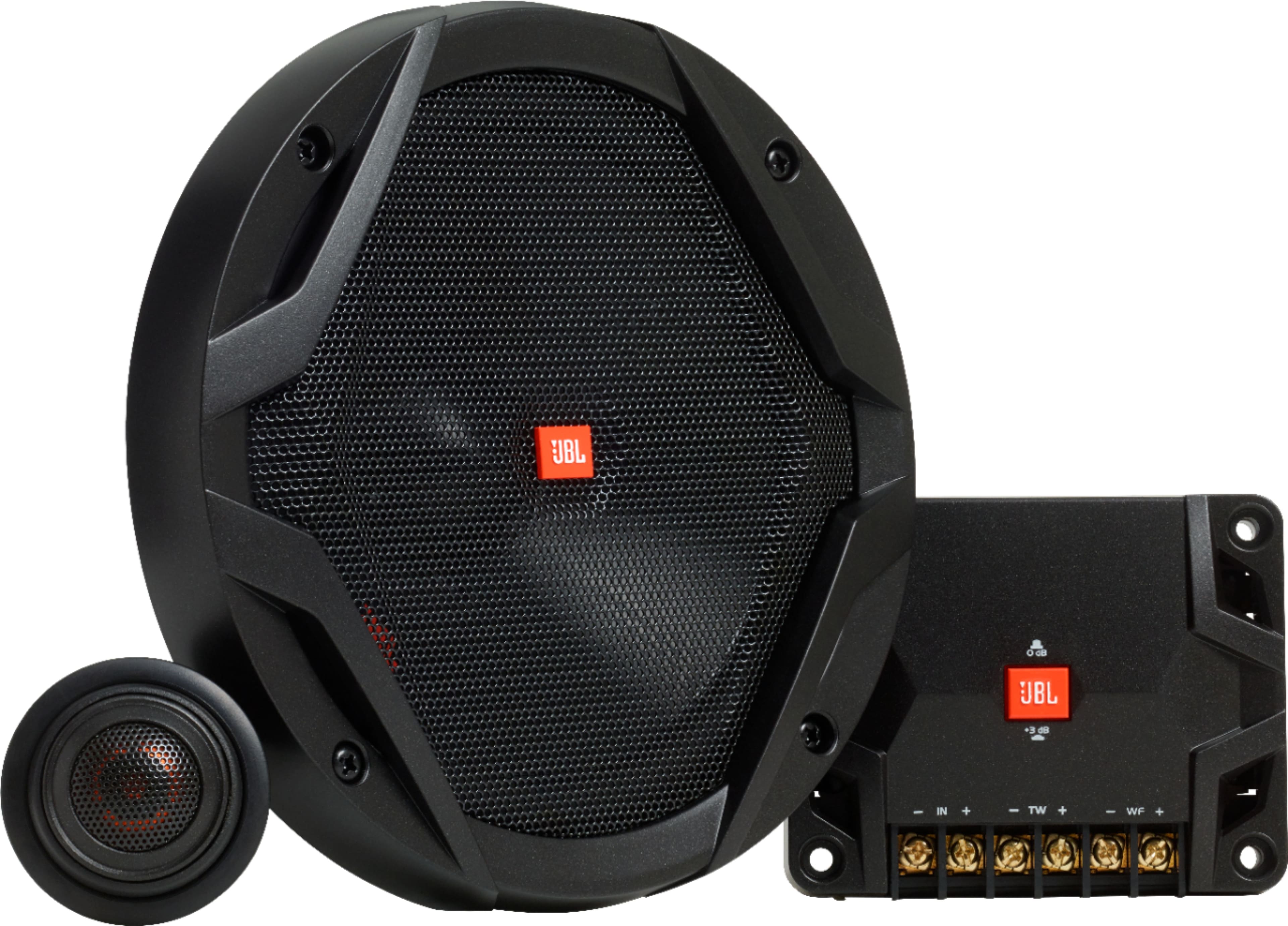 Angle. JBL - GX Series 6.5" Component Speaker System with Polypropylene Cones (Pair) - Black.