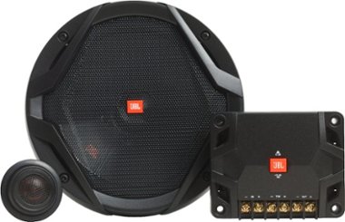 JBL - GX Series 6.5" Component Speaker System with Polypropylene Cones (Pair) - Black - Front_Zoom