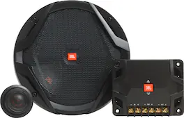 JBL - GX Series 6.5" Component Speaker System with Polypropylene Cones (Pair) - Black