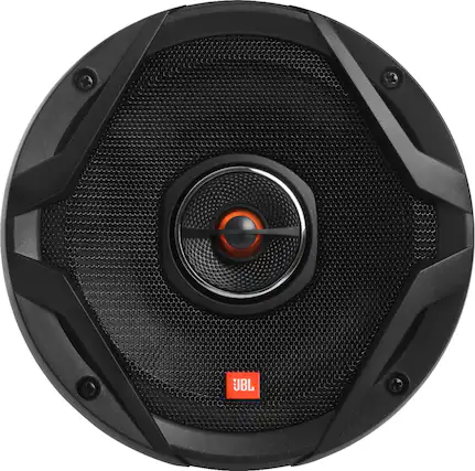 Front. JBL - GX Series 6.5" 2-Way Coaxial Car Loudspeakers with Polypropylene Cones (Pair) - Black.