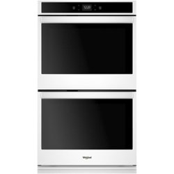 Whirlpool - 27" Built-In Double Electric Wall Oven - White - Front_Zoom