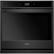 Front. Whirlpool - Smart 30" Built-In Single Electric Wall Oven - Black.