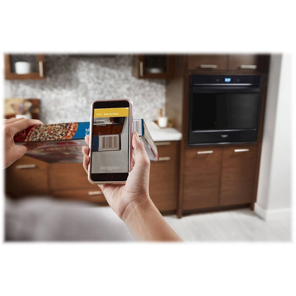 Alt View 16. Whirlpool - Smart 30" Built-In Single Electric Wall Oven - Black.