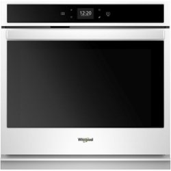 Whirlpool - 27" Built-In Single Electric Wall Oven - White - Front_Zoom