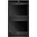 Front. Whirlpool - 30" Built-In Double Electric Wall Oven - Black.