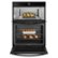 Alt View 13. Whirlpool - Smart 30" Double Electric Wall Oven with Built-In Microwave - Black.