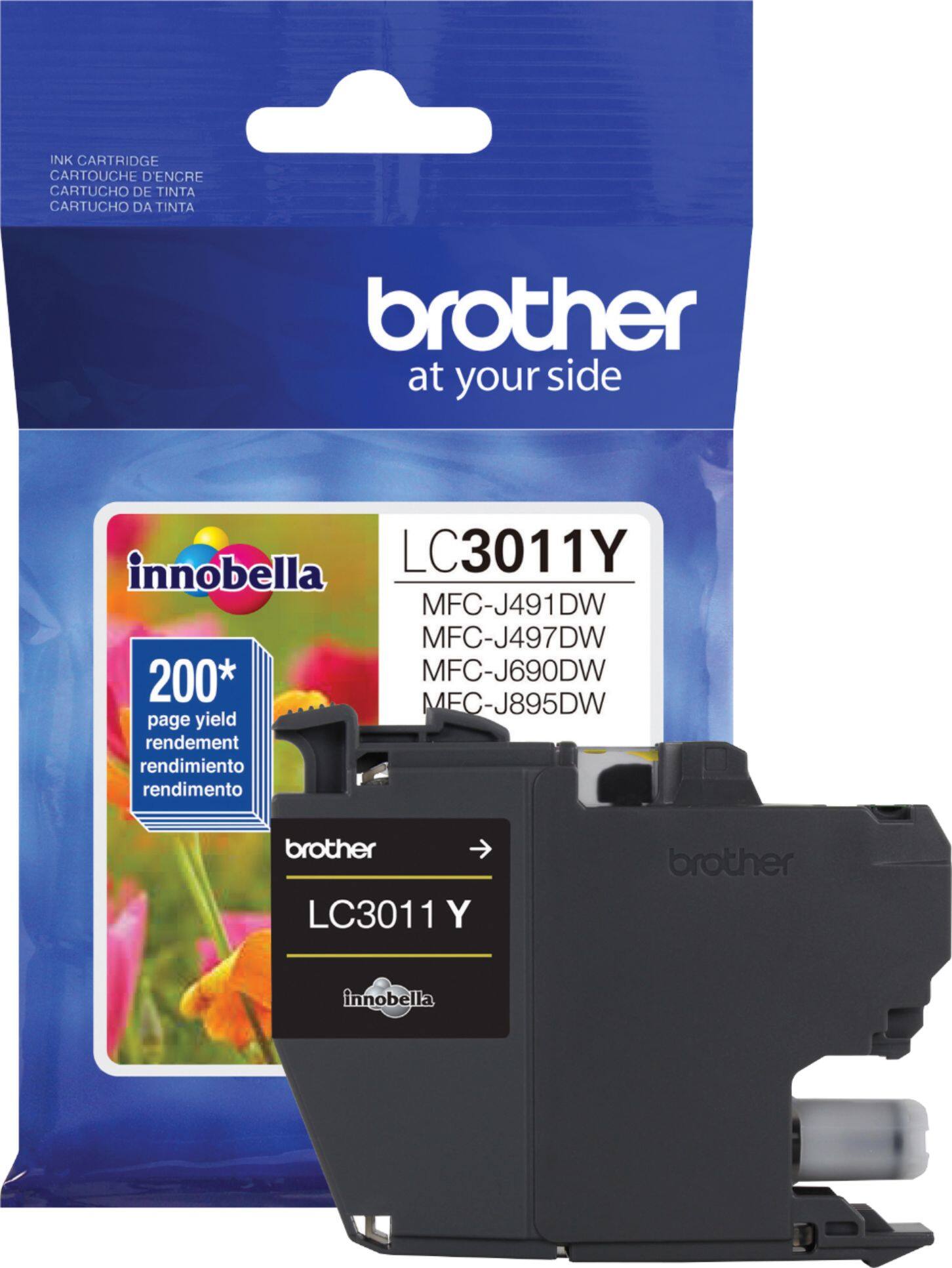 Alt View 11. Brother - LC3011Y Standard-Yield Ink Cartridge - Yellow.