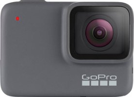 GoPro - HERO7 Silver 4K Waterproof Action Camera - Silver - Angle_Zoom