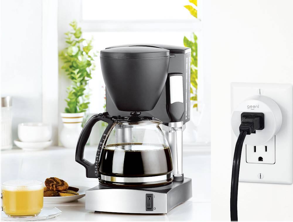 Alt View 11. Geeni - Spot Wi-Fi Smart Plug - White.