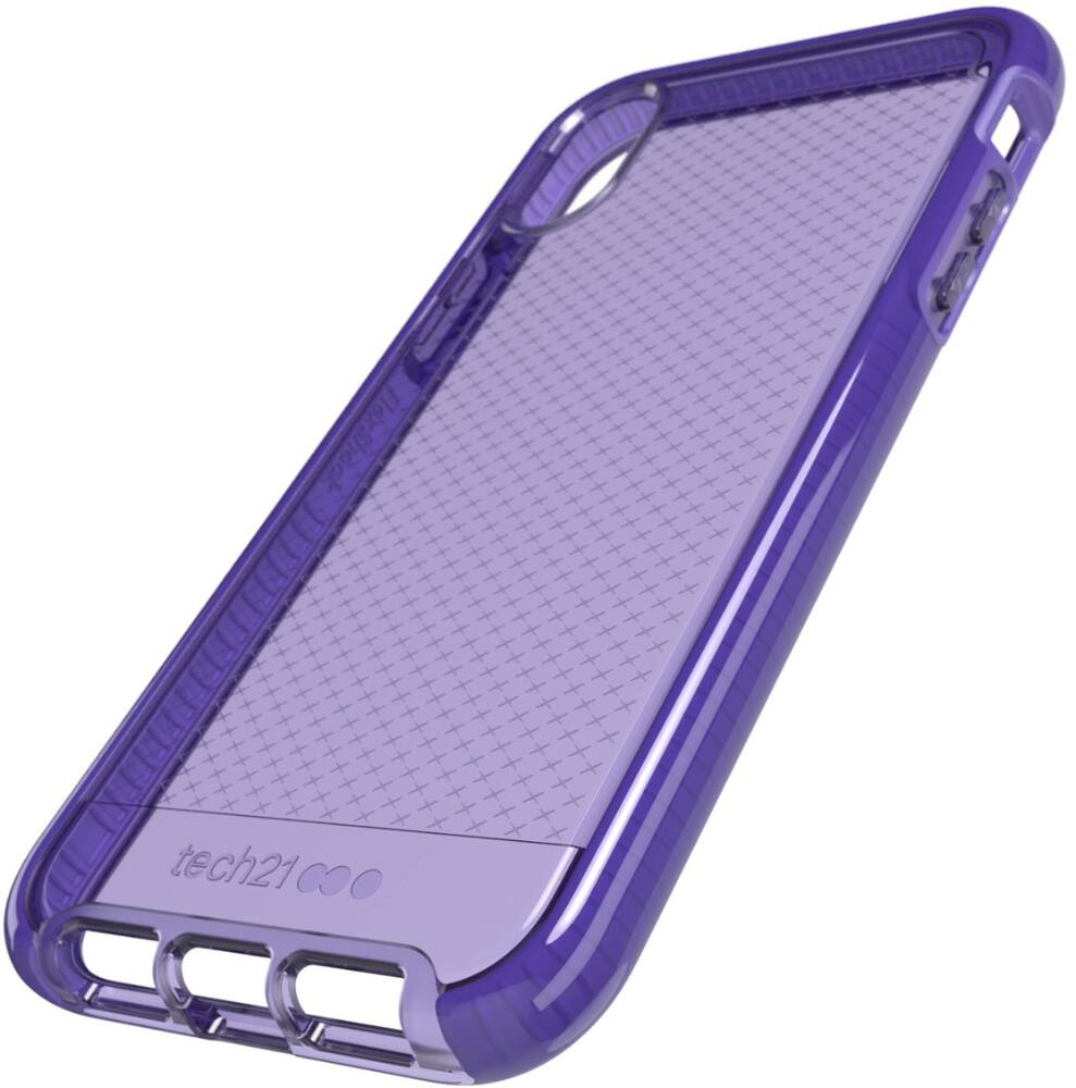 evo check case for apple iphone xr - ultra violet