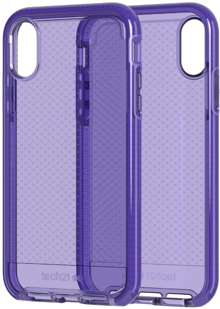 evo check case for apple iphone xr - ultra violet