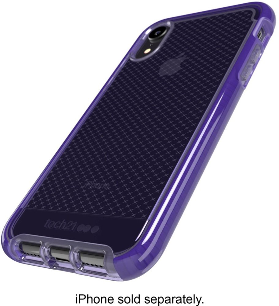 evo check case for apple iphone xr - ultra violet