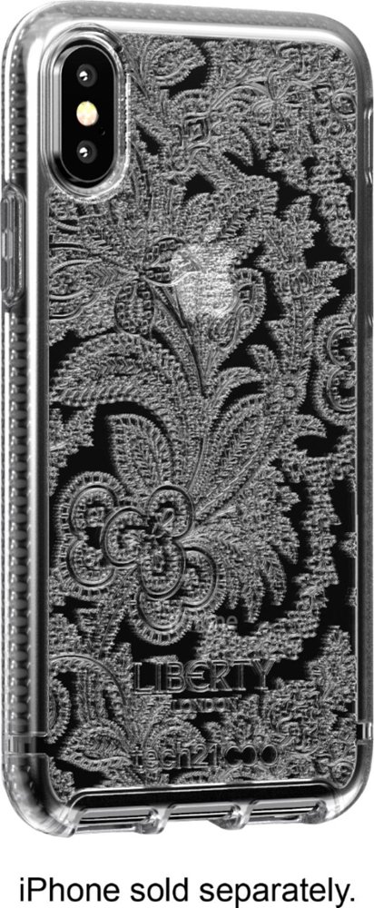 liberty london pure clear case for apple iphone xs - clear