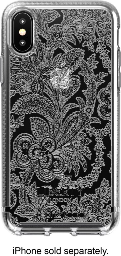 liberty london pure clear case for apple iphone xs - clear