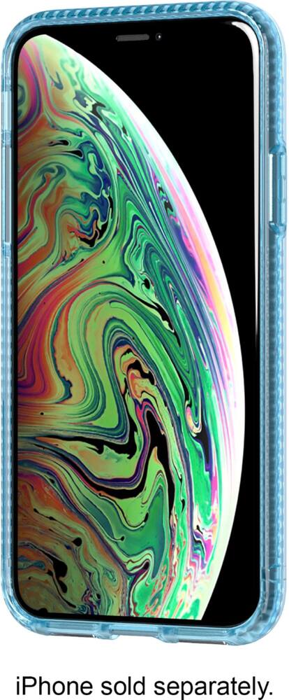 pure clear case for apple iphone x and xs - ice blue pure clear case for apple iphone x and xs - ice blue