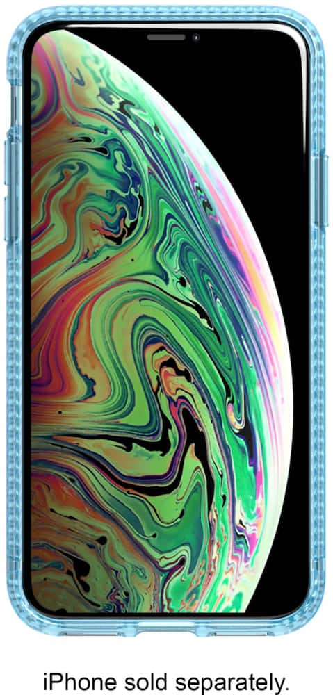 pure clear case for apple iphone x and xs - ice blue pure clear case for apple iphone x and xs - ice blue