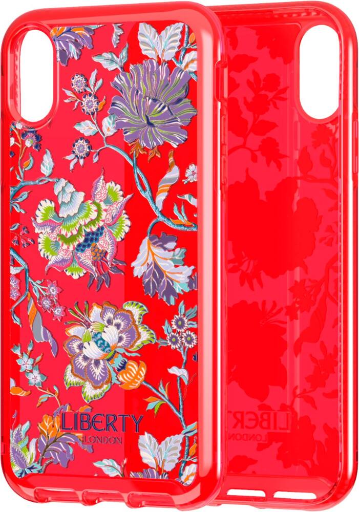 liberty london pure clear case for apple iphone xs max - red liberty london pure clear case for apple iphone xs max - red