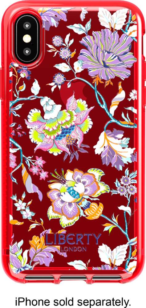 liberty london pure clear case for apple iphone xs max - red liberty london pure clear case for apple iphone xs max - red