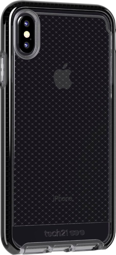 evo check case for apple iphone xs max - black/smokey