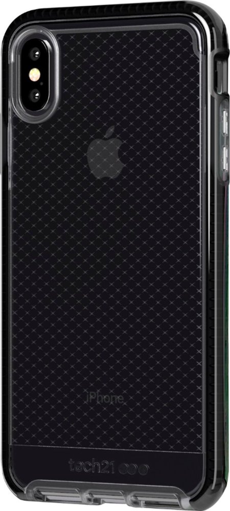 evo check case for apple iphone xs max - black/smokey