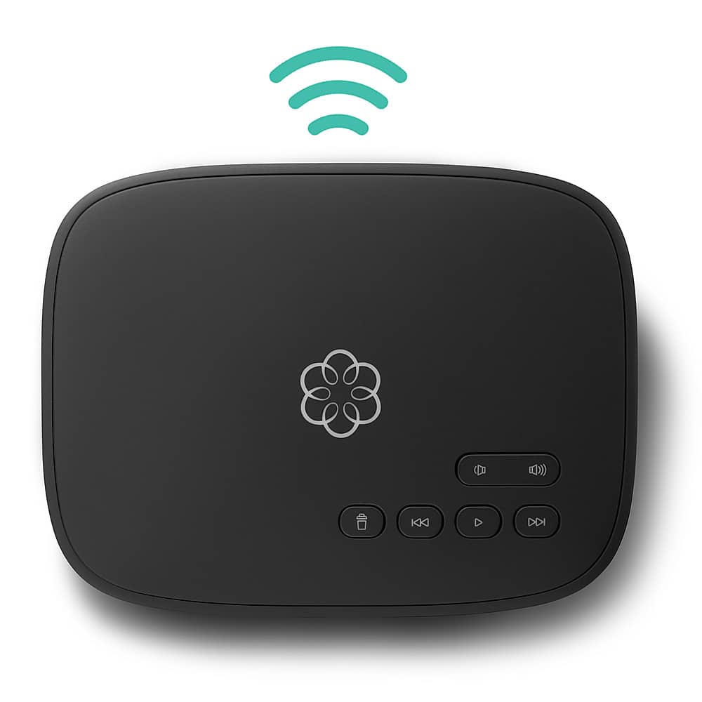 Ooma - Telo Air 2 Internet Home Phone Service - Black - Angle_Zoom