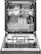 Alt View 11. LG - 24" Top Control Built-In Dishwasher with Stainless Steel Tub - Black Stainless Steel.