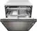 Alt View 1. LG - 24" Top Control Built-In Dishwasher with Stainless Steel Tub - Black Stainless Steel.