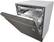 Left. LG - 24" Top Control Built-In Dishwasher with Stainless Steel Tub - PrintProof Black Stainless Steel.