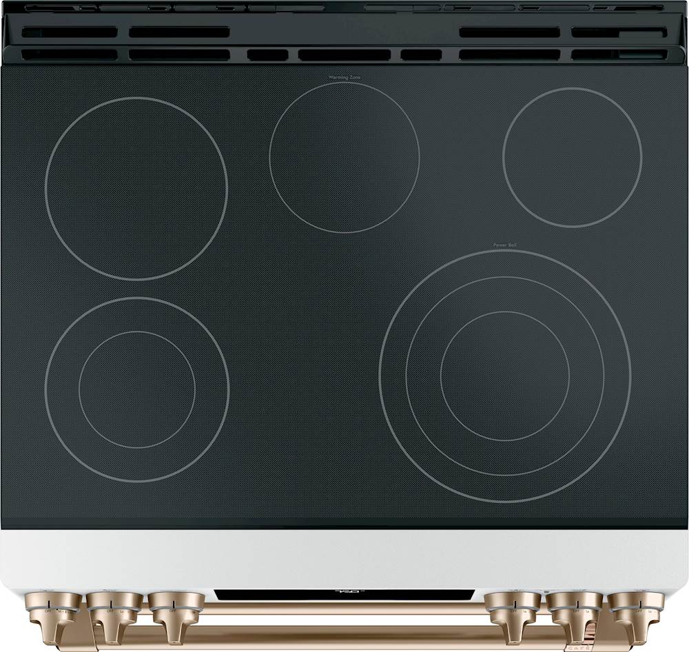 GE JCP67FWW 40 Inch Electric Range with 4 Coil Elements, 3.7 cu. ft. Self  Clean Oven, Dual Element Bake, 1.8 cu. ft. Manual Clean Companion Oven,  Electronic Oven Controls and Storage Drawer