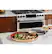 Alt View 32. Café - 6.7 Cu. Ft. Slide-In Double Oven Electric True Convection Range with Built-In Wi-Fi, Customizable - Matte White.