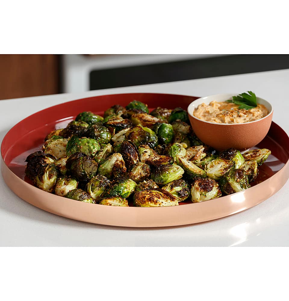 Alt View 24. Café - 5.6 Cu. Ft. Self-Cleaning Slide-In Gas Convection Range, Customizable - Matte Black.