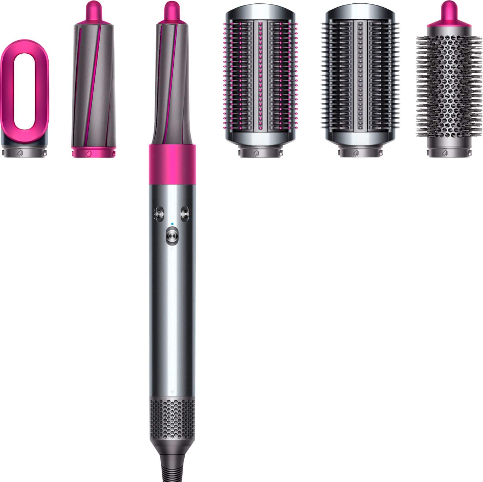 Dyson Airwrap Complete Styler For Multiple Hair Types And Styles Fuchsia Nickel 310731 01 Best Buy