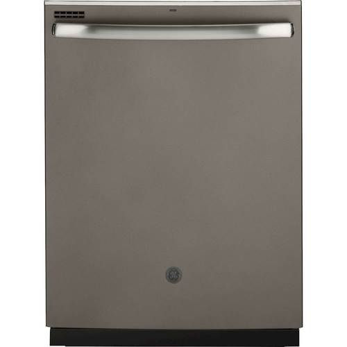 GE - Top Control Built-In Dishwasher with Tall Tub, 50 dBA - Slate