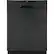 Front. GE - 24" Top Control Tall Tub Built-In Dishwasher - Black Slate.