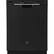Front. GE - 24" Front Control Tall Tub Built-In Dishwasher - Black.